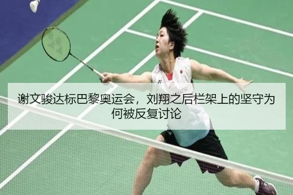 谢文骏达标巴黎奥运会，刘翔之后栏架上的坚守为何被反复讨论